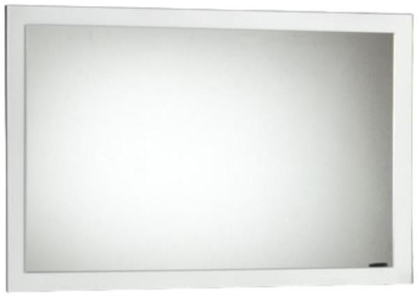 Simona White Italian Rectangular Wall Mirror - 90cm x 60cm