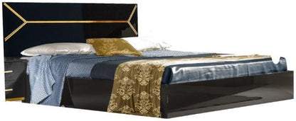 Elegance Black Italian Bed - Comes in King and Queen Size Options