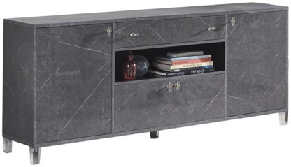 Vittoria Grey Italian 4 Door Sideboard