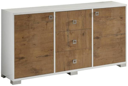 Stella Oak Italian 2 Door 3 Drawer Sideboard