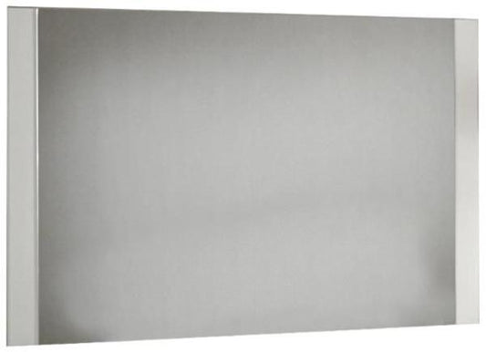 Stella White Italian Rectangular Wall Mirror - 130cm x 80cm