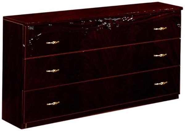 Giada Mahogany Italian 3 Drawer Dresser