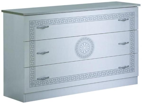 New Serena White Italian 3 Drawer Dresser