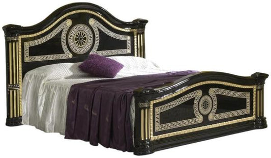 New Serena Black Italian Bed - Comes in King and Queen Size Options