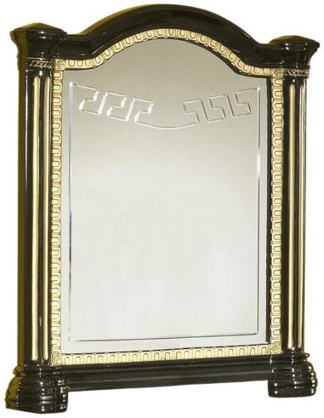 New Serena Black Italian Rectangular Dressing Mirror - 94cm x 110cm