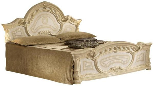 Sara Beige Italian 5ft King Size Bed