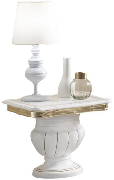 Betty White Italian Square Lamp Table