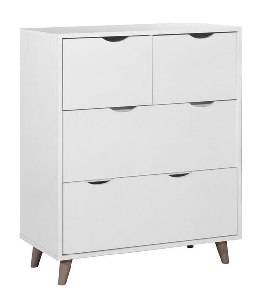 Pulford White 4 Drawer Chest