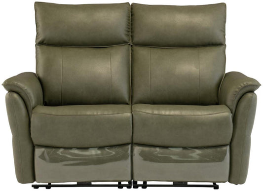 Cerano Vintage Green 2 Seater Electric Recliner Sofa