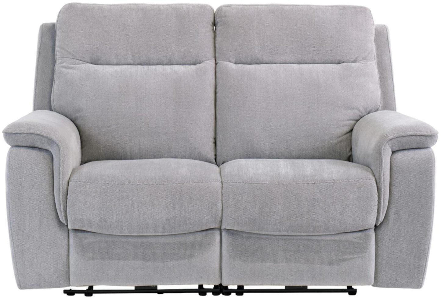 Havana Silver Grey Fabric 2 Seater Electric Recliner Sofa