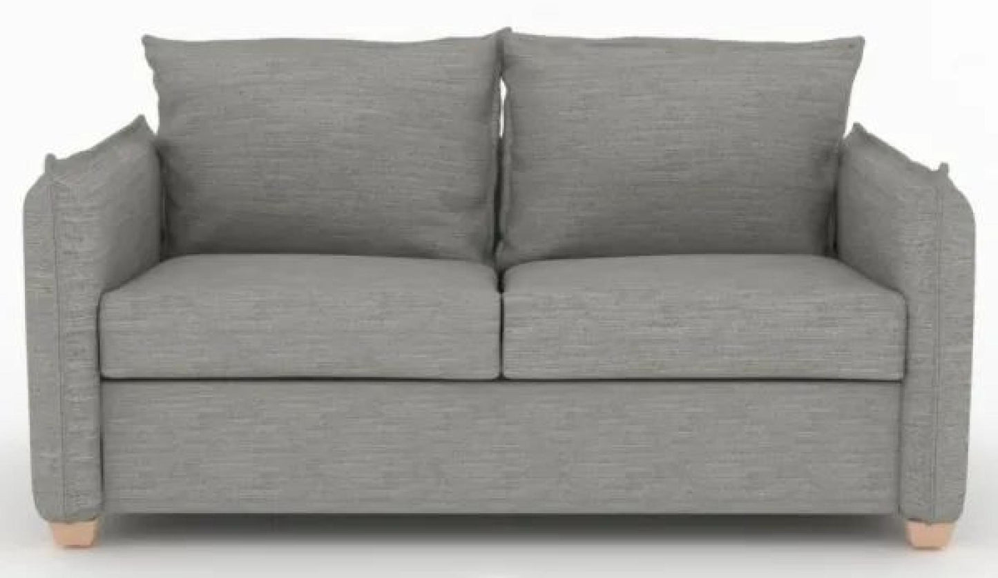 Oliver Dalton Steel Grey Fabric 2 Seater Sofabed