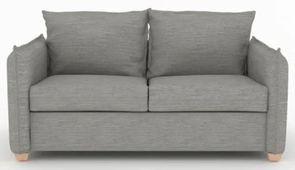 Oliver Dalton Steel Grey Fabric 2 Seater Sofabed