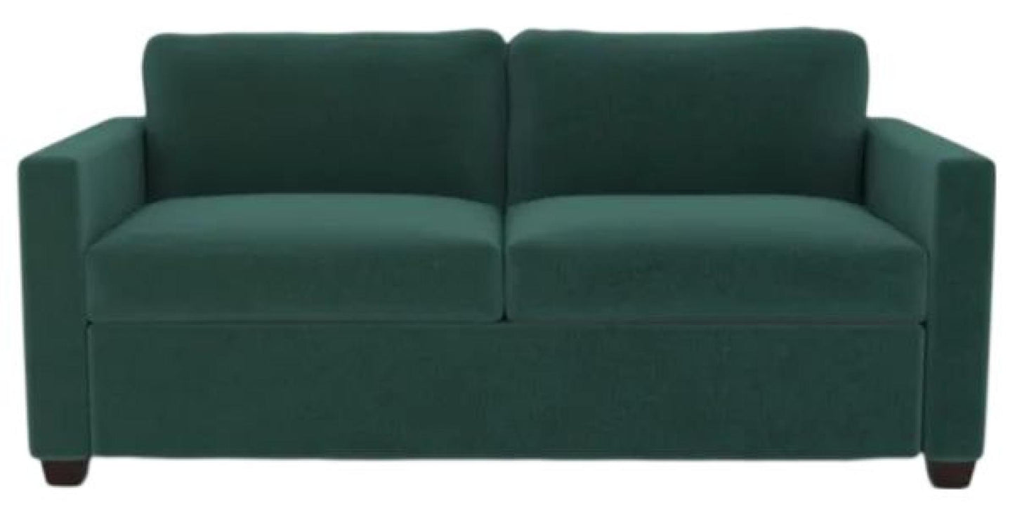 Elliot Sunningdale Bottle Green Fabric 2 Seater Sofabed