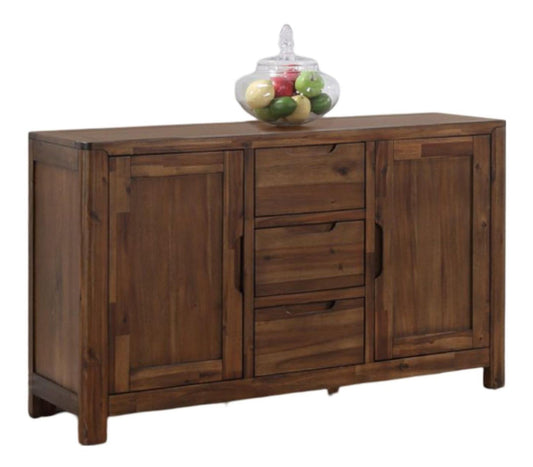 Monterey Acacia Wood 2 Door 3 Drawer Sideboard