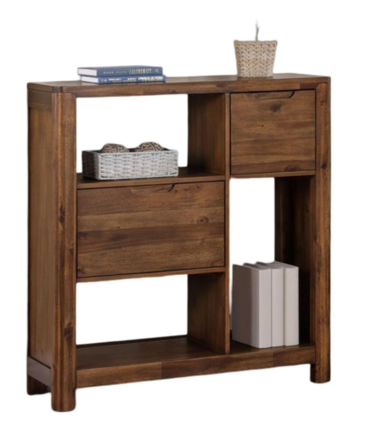 Monterey Acacia Wood Compact Bookcase