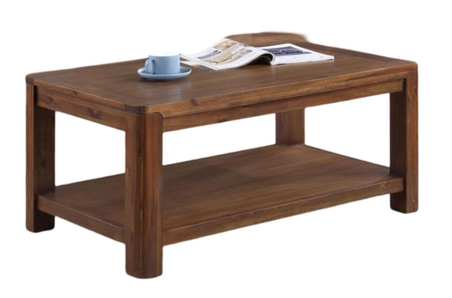 Monterey Acacia Wood Large Coffee Table