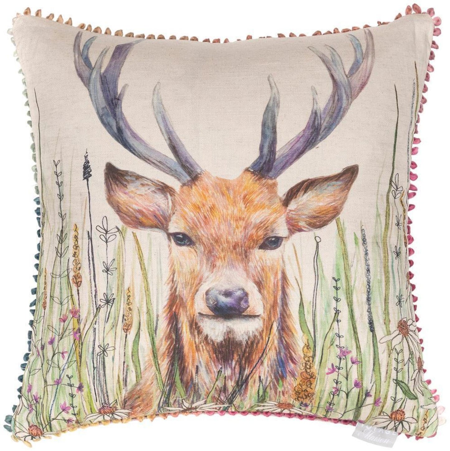 Voyage Maison Oscar Linen Printed Cushion