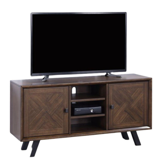 Nevada Mindi Wood 2 Door Straight TV Unit