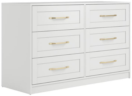 Austen White 6 Drawer Chest