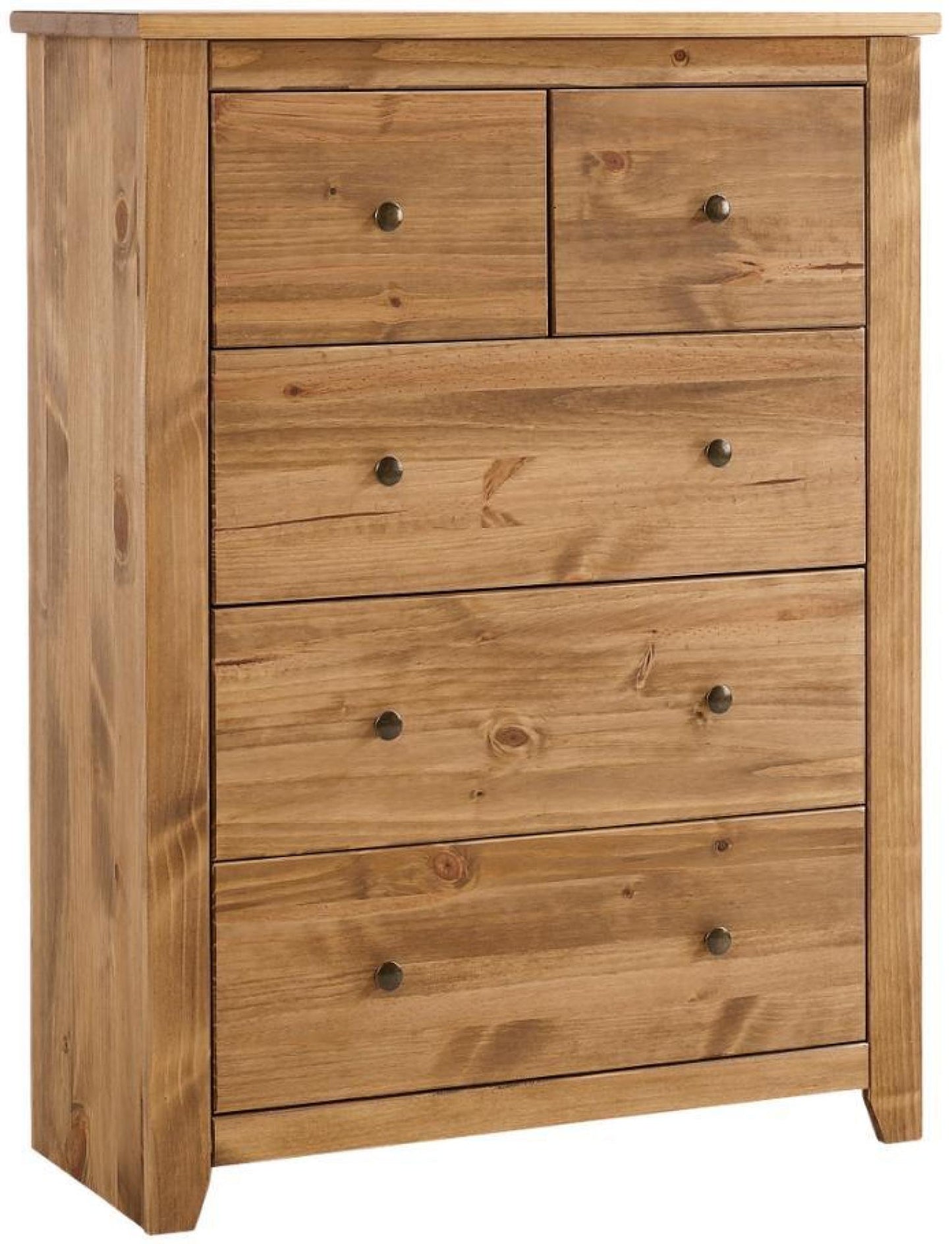 Havana Pine 3+2 Drawer Chest