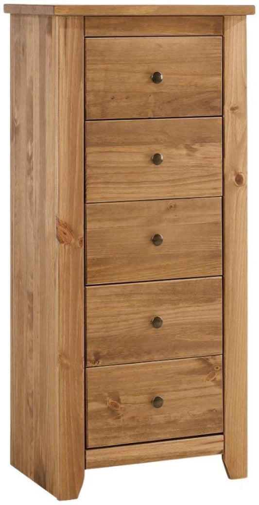 Havana Pine 5 Drawer Chest