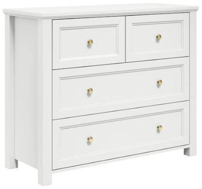 Ives White 4 Drawer Chest