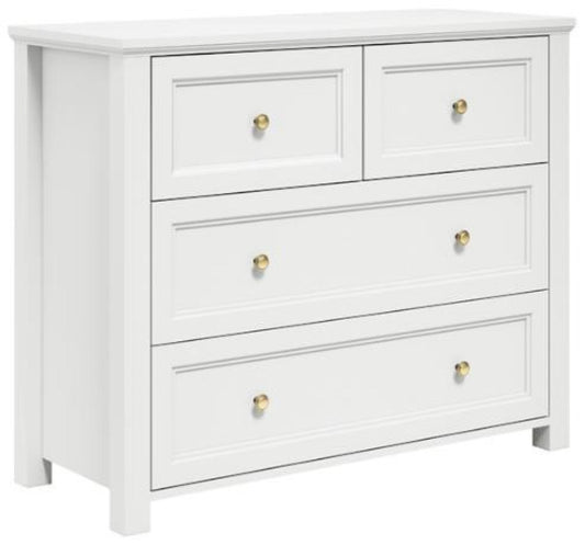 Ives White 4 Drawer Chest