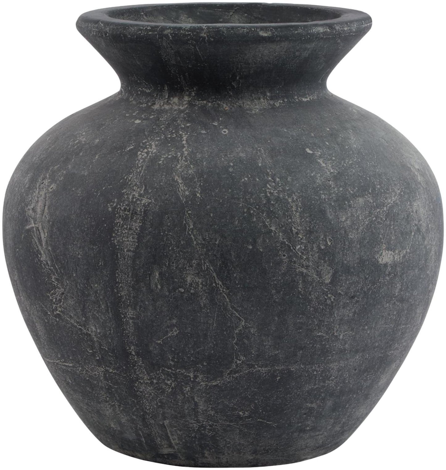 Amalfi Grey Ceramic Vase