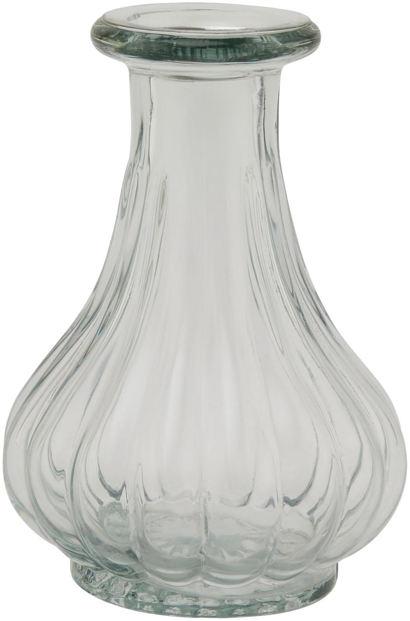 Batura Bud Clear Glass Large Vase