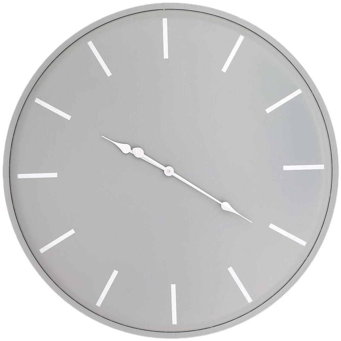 Karlsson Grey Metal Large Wall Clock - 80cm x 80cm