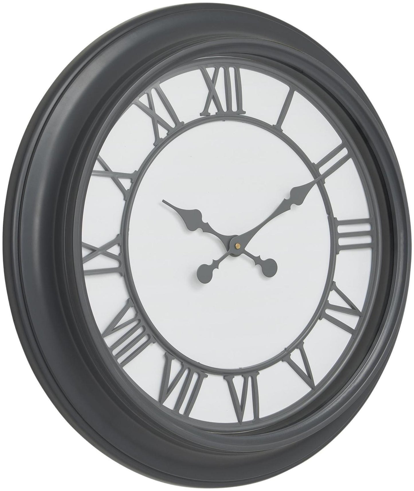 Louie Black Glass Wall Clock - 59cm x 59cm