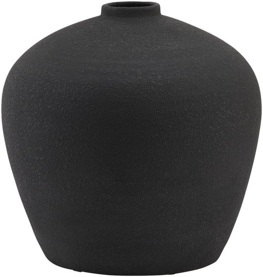 Matt Black Ceramic Astral Vase