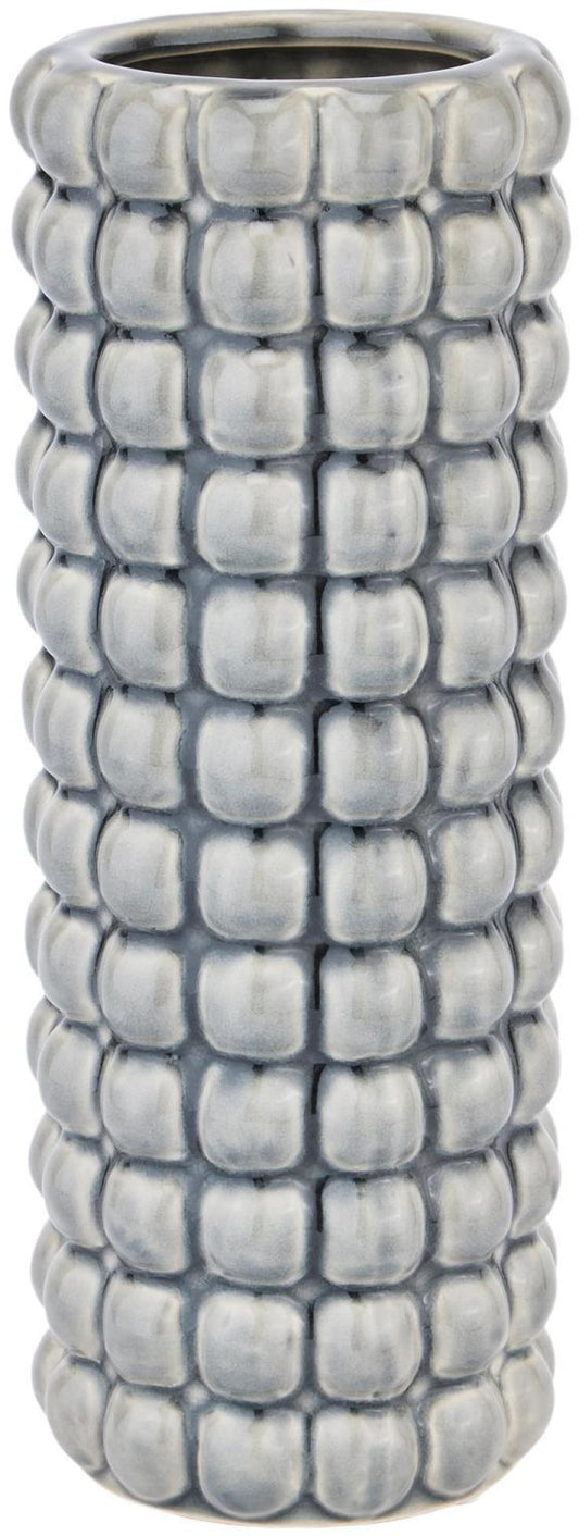 Seville Collection Grey Ceramic Bubble Vase