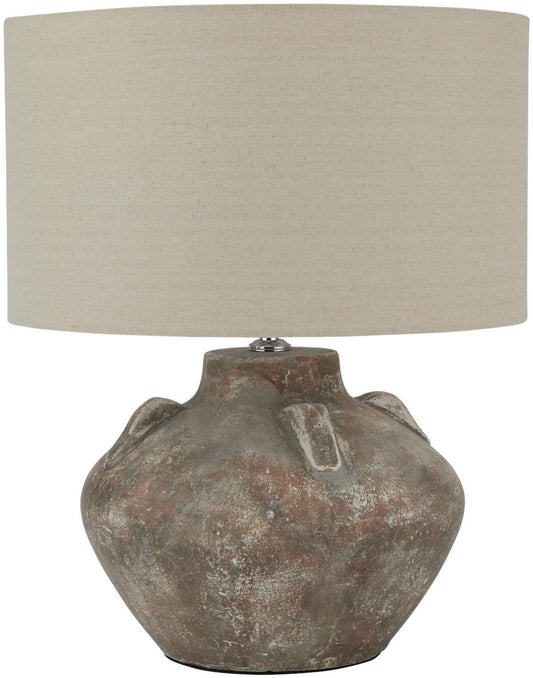 Siena Brown Ceramic Lekanis Lamp