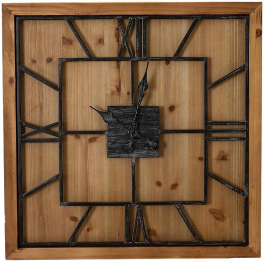 Williston Square Wooden Wall Clock - 90cm x 90cm