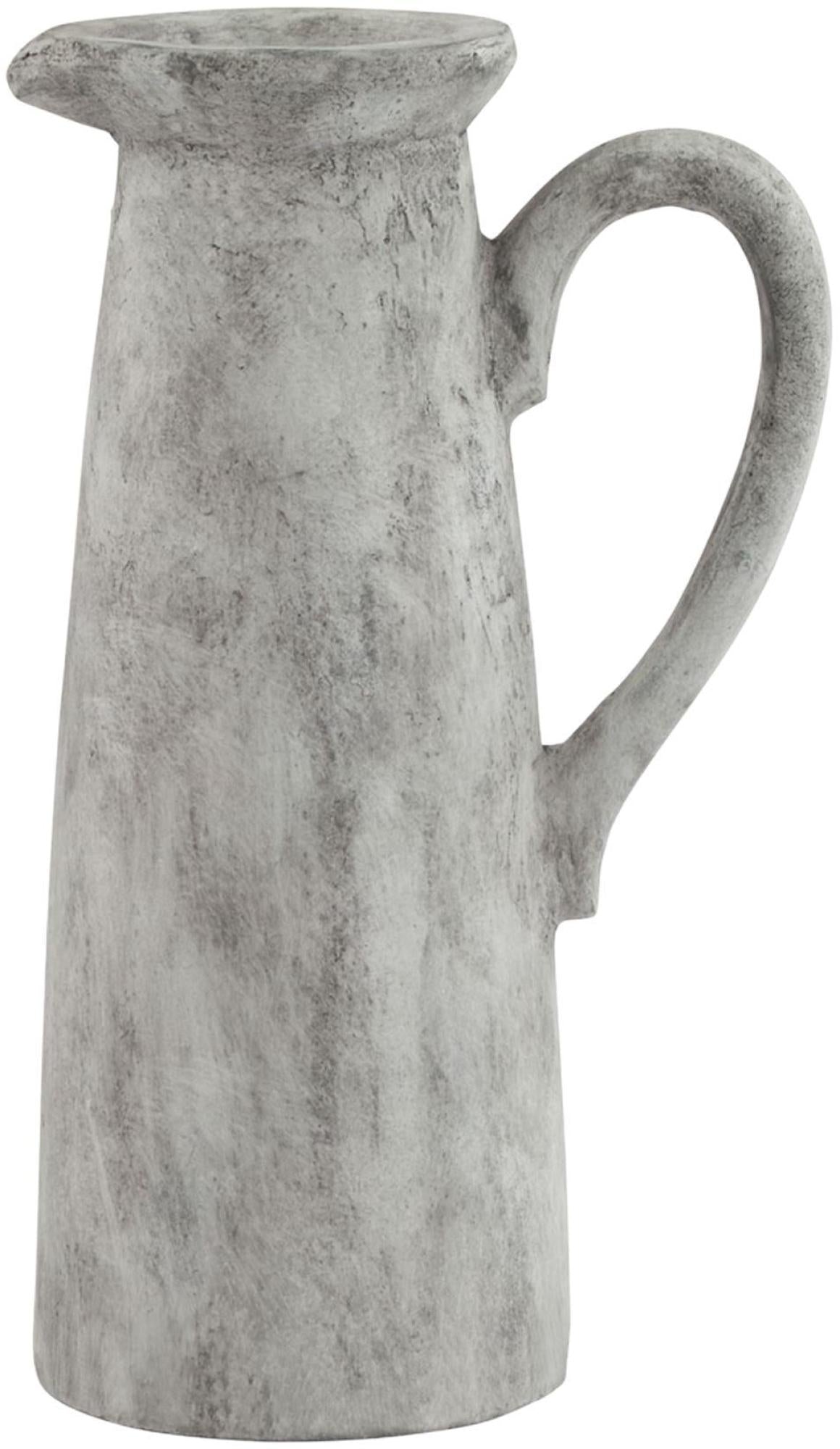 Athena White Ceramic Tall Jug