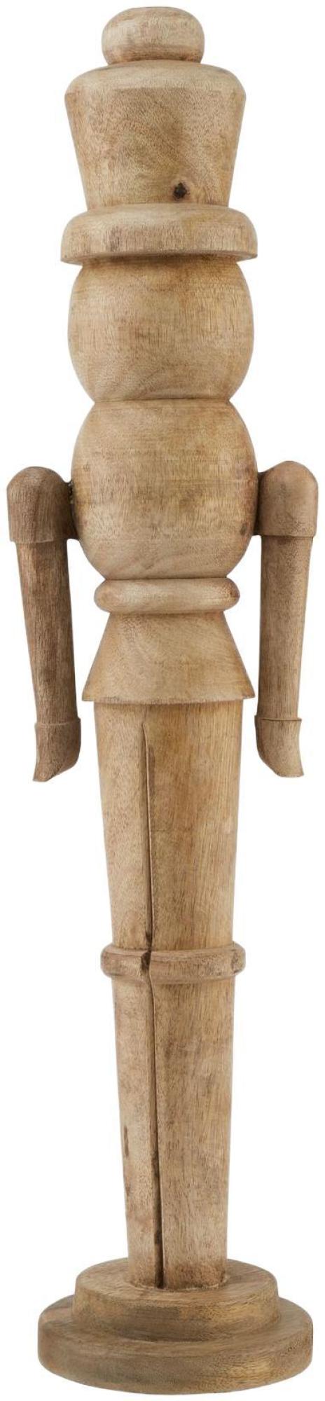 Brown Wood Large Nutcracker Decoration