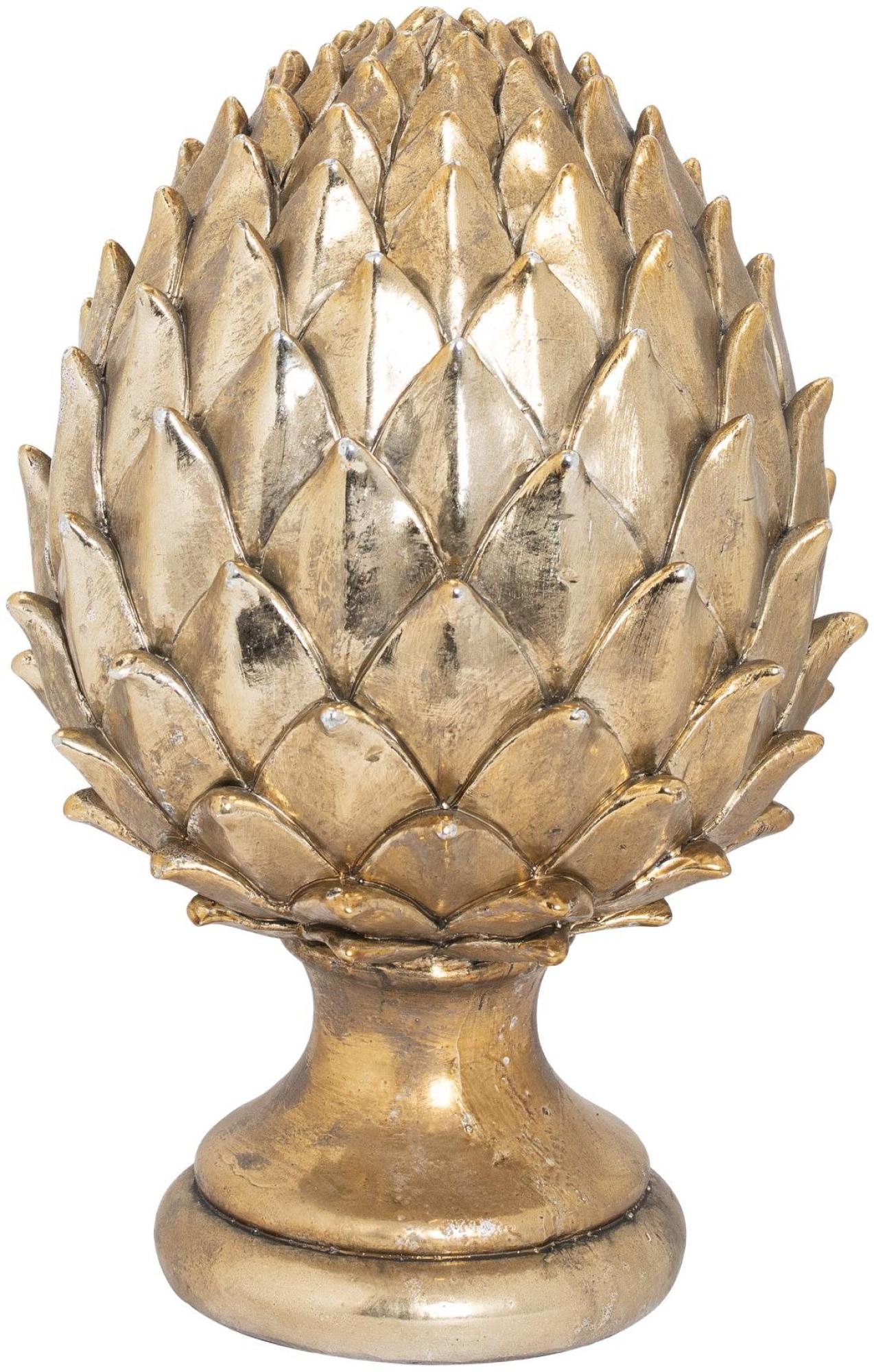 Gold Ceramic Large Pinecone Finial