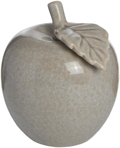 Grey Ceramic Small Antique Apple