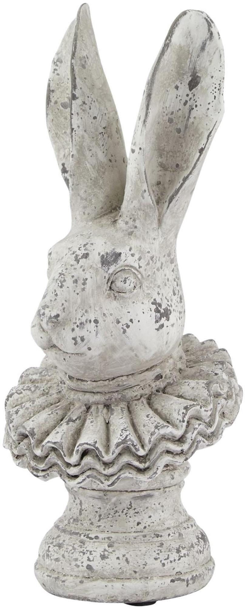 Stone Effect Ruffle Hare Ornament