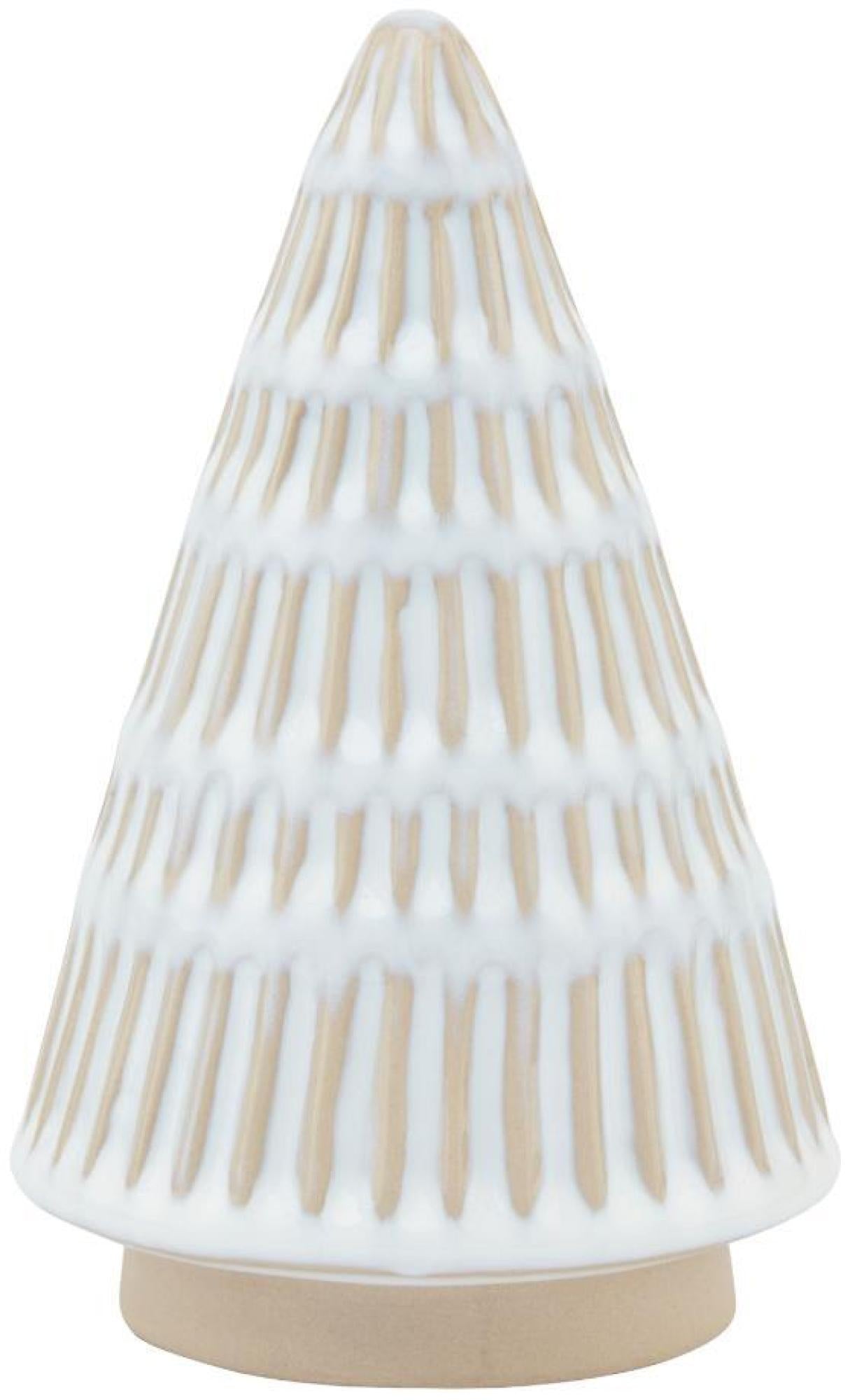 White Ceramic Christmas Tree Ornament