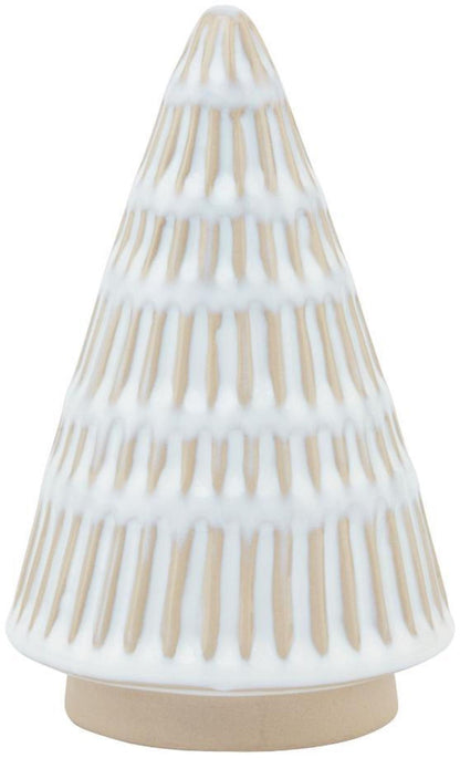 White Ceramic Christmas Tree Ornament