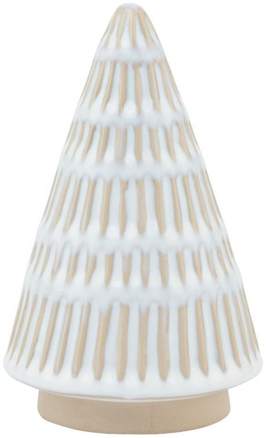 White Ceramic Christmas Tree Ornament