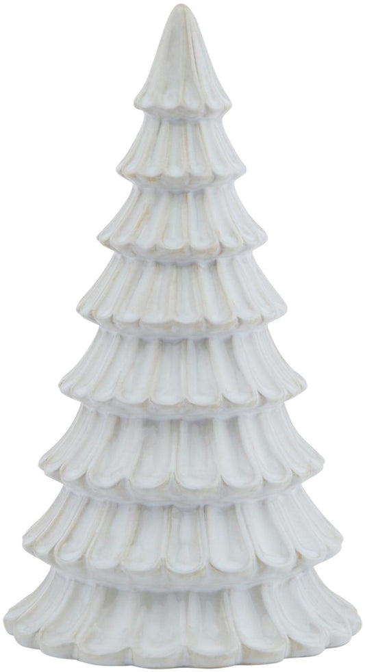 White Ceramic Fir Tree