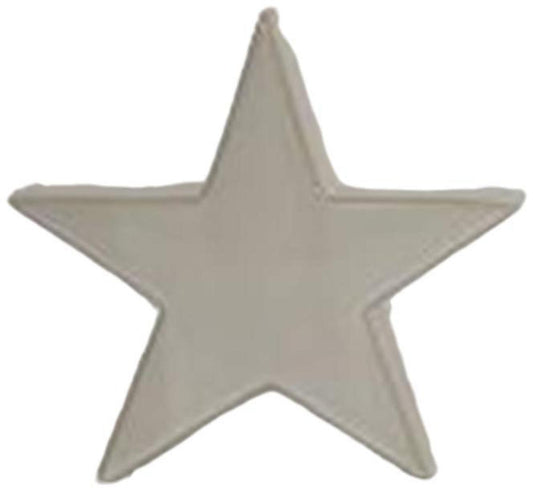 White Ceramic Large Standing Star Decoration