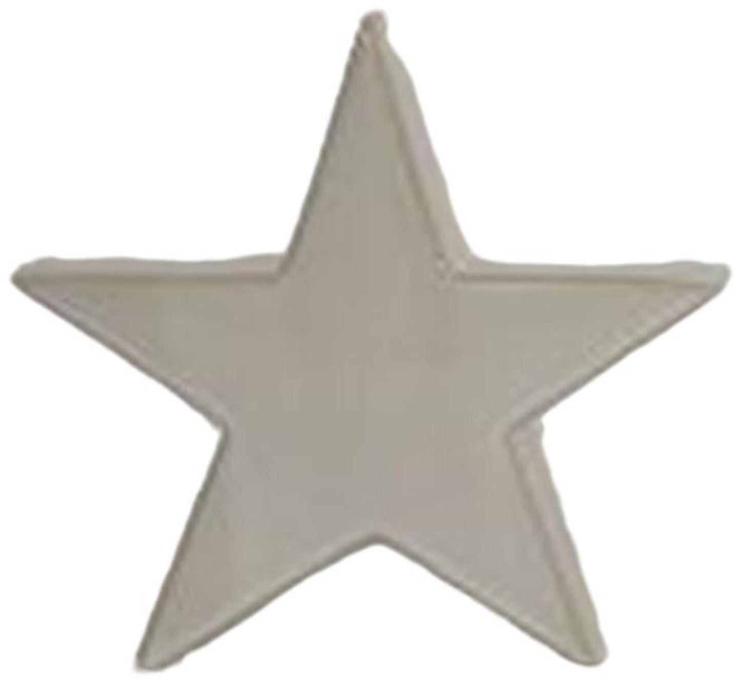 White Ceramic small Standing Star Decoration