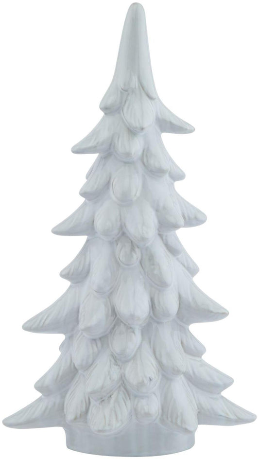 Resin Large Snowy Fir Tree