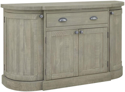 Saltaire Grey 4 Door 1 Drawer Sideboard