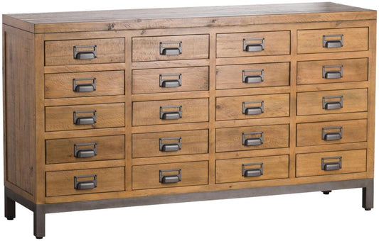 Draftsman Collection Wooden 20 Drawer Merchant Chest