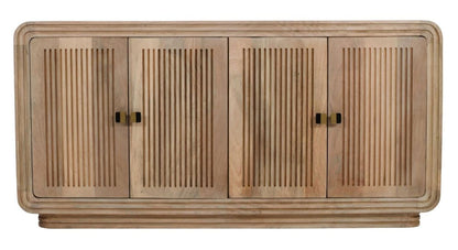 Hudson Carved Mango Wood 163cm Large Sideboard - 4 Doors